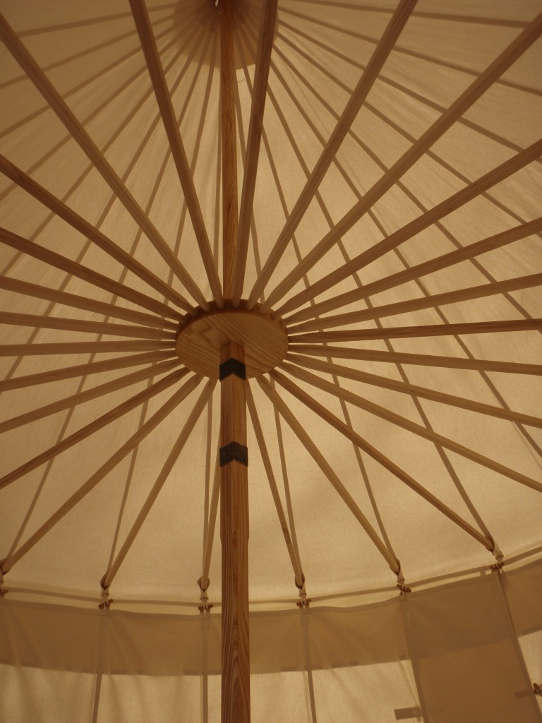 Round Pavilion, Inside looking up.