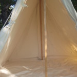 Wedge tent (1 door open)